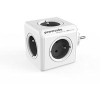 Allocacoc PowerCube Original Type E Interior 5salidas AC Gris Base múltiple - Bases múltiples (Interior, 5 Salidas AC, Tipo E (FR), Gris, CE, 16 A)