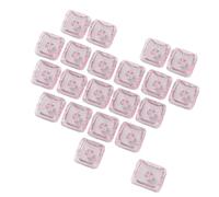 alloneslife 21 teclas retroiluminadas transparentes de Love Not Carveds, MAO, altura ergonómica, para viajes, oficina, trabajo, teclados en bolsa, accesorios