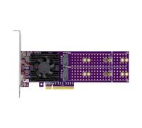 alloneslife ASM2824 - Tarjeta de expansión de unidad de expansión de disco | Jaula de disco duro con ventilador de refrigeración para almacenamiento de escritorio Minisforum MS, accesorios mejorados