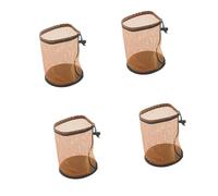 alloneslife Bolsas de red de poliéster para pelotas de golf, paquete de 4 unidades, diseño transpirable, estuche de almacenamiento para equipo de tenis, béisbol, organizador de equipos deportivos al