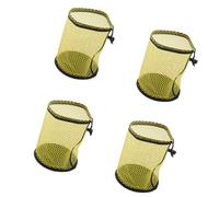 alloneslife Bolsas de red de poliéster para pelotas de golf, paquete de 4 unidades, diseño transpirable, estuche de almacenamiento para equipo de tenis, béisbol, organizador de equipos deportivos al