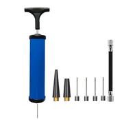 alloneslife Bombas esféricas ligeras para inflador de aire con boquilla de aguja, manguera de extensión para baloncesto, fútbol, bombas de aire inflables de mano