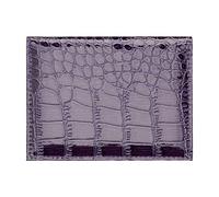 alloneslife Cartera de poliuretano compacta y ligera para certificados, funda funcional para tarjetas de crédito para mujeres y hombres, soporte ligero para crédito, Purple