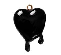 alloneslife Colgantes acrílicos para hacer joyas, llaveros, borlas, amor, gotas, fabricación de collares de sangre