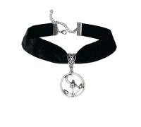 alloneslife Collar de hongo con cadena ajustable de 41 a 50 cm, joyería portátil de aleación para artistas, almas, artistas, collar de hongos