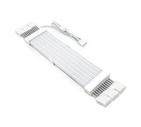 alloneslife Conectores de alimentación ARGB de 24 pines, 2 x 8 pines, 3 x 8 pines, placa base, conectores de cable de alimentación, pieza de luz de computadora