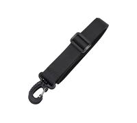 alloneslife Correa de hombro ajustable multifuncional, diseño de nailon resistente al desgaste para mochilas de viaje y bolsas de mensajero, correa de hombro plegable de nailon, Black