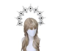 alloneslife Diadema de oreja, diademas de fiesta, coronas, kits de fabricación de manualidades, disfraz de madre Dios, diadema para el sol y mujer, tiaras femeninas (TS90B2)