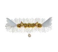 alloneslife Diademas de cuerno de diablo de anime con diseño de encaje para mujer, fiestas de disfraces, Halloween, eventos, reuniones, cosplay, diadema, blanco, Talla única