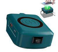 alloneslife Dispositivo de radio de múltiples maneras para arreglos de batería de 18 V, funciona con la mayoría de teléfonos inteligentes y dispositivos USB, batería externa de radio de carga rápida