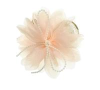 alloneslife Elegante pinza de malla para el pelo, ligera, cómoda, antideslizante, accesorio para el cabello para mujeres y niñas, uso diario (amarillo)