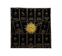 alloneslife Elegante tela de tarot oculta, plegable, portátil, 3 tamaños para rituales y reuniones, duradera tela de tarot