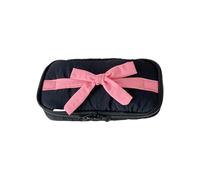 alloneslife Estuche grande para lápices de alta capacidad, con cremallera, bolsa de almacenamiento de cosméticos para oficina, escuela, viajes, estudiantes, suministros escolares, organizador, Black