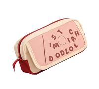 alloneslife Estuche organizador de lápices de gran capacidad, con múltiples compartimentos, bolsa de almacenamiento grande para la escuela, oficina, accesorios de viaje, estuche portátil con asa para