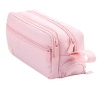 alloneslife Estuche para lápices estético, organizador escolar para gomas de borrar, marcadores, tijeras, bolsa multicapa, estética, simple bolsa, a