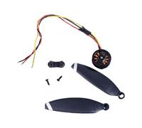 alloneslife Hélice de motor sin escobillas de 3100 KV con voltajes de 7,4 V, hélice de vuelo suave y sensible