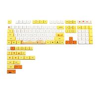 alloneslife Juego de 129 teclas de altura para teclados mecánicos DyeSubbed para interruptores