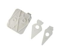 alloneslife Juego de silicona reutilizable para creación artística, materiales seguros, regalo de vacaciones o aula, silicona de grado alimenticio