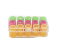 alloneslife Juego de tapones con ojales para pala de pádel para preparación | Ayuda de control, fácil colocación de empuje, respaldo de almacenamiento compacto, entrenamiento de usuarios