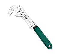 alloneslife Llave inglesa, tubo de gran apertura, ajustable, mango ergonómico, multifuncional, para sanitarios del hogar