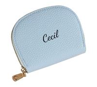 alloneslife Moderna cartera compacta plegable de acordeón para más de 10 tarjetas, materiales de poliuretano, fácil de llevar, funda de almacenamiento de tarjetas de acordeón de acceso rápido, Blue