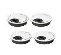 alloneslife Moderno juego de ojales de escritorio ABS organizador de cables para trabajo, hogar o medio ambiente, cubierta de agujero de escritorio con ojales de alambre