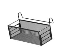 alloneslife Modernos organizadores colgantes para mesitas de noche con ganchos y estantes para una vida organizada, resistente construcción de hierro