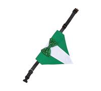 alloneslife Pañuelo verde con cuello para perros, elegante pajarita triangular para mascotas pequeñas a grandes, accesorios para fotos, bufanda ajustable para el cuello