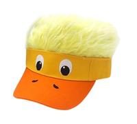 alloneslife Peluca divertida gorra de béisbol para fiestas, festivales y eventos de cosplay, diseño transpirable ajustable (amarillo pequeño A)