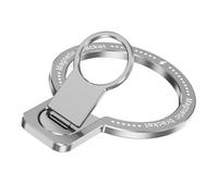 alloneslife Pequeño soporte giratorio de 360 grados, diseño plegable, soporte de aluminio adecuado para activar teléfonos inteligentes, soporte plegable portátil