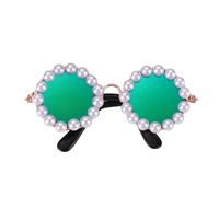 alloneslife Pet Pearls - Gafas coloridas para perros, lindas gafas de fotos para mascotas