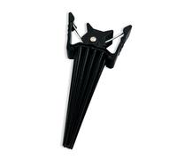 alloneslife Pinza voluminizadora para el cabello para peinar el cabello fino y plano, sin costuras, profesional (color negro, versión mejorada)