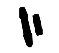 alloneslife Protector de marco de bicicleta de carretera, adhesivo extraíble, resistente a los arañazos, esencial para el marco de la bicicleta