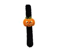 alloneslife Pulseras con diseños de bruja de calabaza, complementos de | 6 bonitas pulseras de personajes de Halloween, sustancia de forro polar suave, cómodas para todo el día