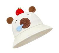 alloneslife Sombrero de pescador transpirable de poliéster para exteriores, protección solar, para actividades al aire libre y uso casual, Blanco leche., S-4XL