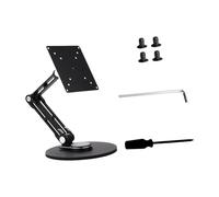 alloneslife Soporte para monitor portátil de 48.3 cm, soporte de pantalla móvil para juegos, soporte plano para ahorrar espacio, metal giratorio