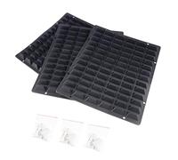 alloneslife Tabla rascadora de picazón de caballo para equino, 3 piezas