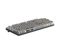 alloneslife Teclado mecánico de alambre profesional con tecnología de intercambio en caliente, interruptores táctiles de retroiluminación multicolor para juegos de PC, teclado LED retroiluminado