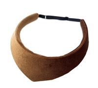 alloneslife Tocado tradicional velutinoso para mujeres, mujeres, niños, suave, antideslizante, para fiestas diarias e incidentes (color café)