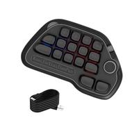 alloneslife Wireds - Teclado numérico mecánico USB de 17 teclas intercambiables en caliente con retroiluminación RGB y teclas PBT programable para ordenador portátil