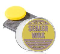 Allony Cera para Mármol, 200g Stone e Concrete Wax, Cera para el Cuidado de la Piedra, Pulimento de Cera de Abejas, Cera Multiusos, Cera Resistente al Agua, Protección de Pulido de Piedra