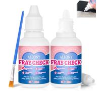 Allony Fray Check Fransenstopp, Borde Cerrado Pegamento Textil, Evita la Pérdida de Hilos, Deshilachado y Deshilachado de Las Costuras, Adecuado para Cualquier Tejido