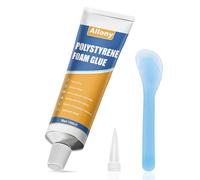 ALLONY Modelismo, Cola de Contacto, Pegamento para Plastico, Poliestireno, Pegamento Modelismo, Sellador Impermeable Transparente, Pegamento para Paneles de Poliestireno, Espuma, 100ML