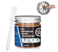 Allony Pasta de Cobre para Frenos - Grasa Resistente a Altas Temperaturas y al Desgaste - Adecuado para Pastillas de Freno para Evitar Ruidos - 100g