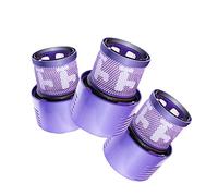 Allotech Filtro para Dyson V10, 3 Filtros para Dyson V10 SV12 Ciclón Series, V10 Absolute, V10 Animal, V10 Motorhead, V10 Total Clean Aspiradoras Inalámbricas Reemplazo Accesorios # DY-969082-01