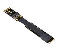 Allowish M.2 NVMe SSD a M2 WiFi Key E Wireless Lan Card Extension Cable Adaptador PCIE4.0 (10 cm, R45SF 4.0)