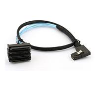 Allowish Mini SAS SFF-8087 Right to 4 Ports SAS SFF-8482 Server Connection Cable (0.5m,Black)