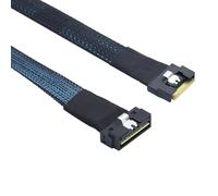 Allowish PCI-E Slimline SAS 4.0 LP SFF-8654 - Cable de conexión interna de alta velocidad (0,5 m)