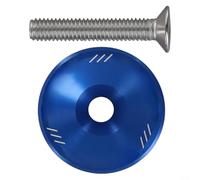 Alloy Bike Headset para top Cap 31.8mm Ultralight CNC Alloy Bike(blue) | Ultralight aluminum alloy, CNC precision cut, reduces total bike weight, ideal for racing