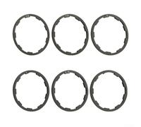 Alloy Bike Hub Spacer Set 7-11 Speed CNC Black | CNC machined 6061 alloy, fits 7-11 speed cassettes, precise dimension control, black anodized finish(2.35mm)